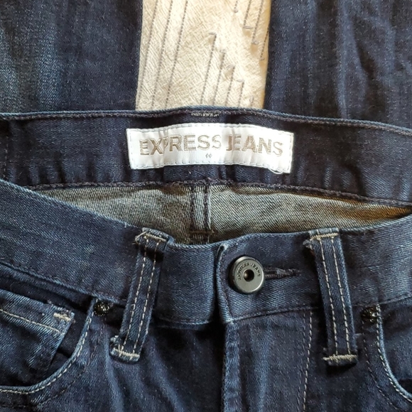 Express Alec Super Skinny jeans, dark wash - Picture 2 of 3